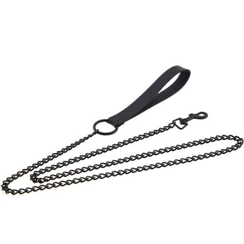 European and American dark gothic style leather leash dog chain dog leash pet leash couple sex toys