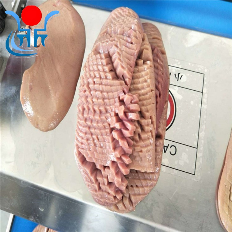 鸡胗切花机鸭胗切花机猪腰切花机切鱿鱼花机器好用操作简单