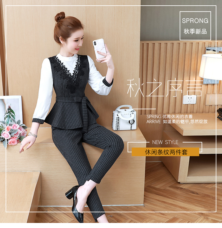 Costume femme en Mélange de coton - Ref 3335092 Image 7