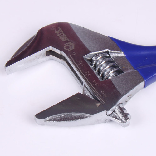 Wholesale light adjustable wrench short handle large opening adjustable wrench wide mouth bathroom wrench plumbing tools