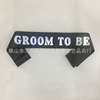 Single party groom to be etiquette with groom's pre -wedding party decorative shoulder strap wedding photo props