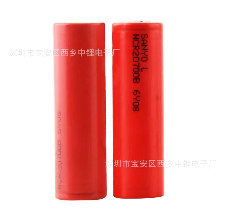 厂家直销 原装A品 三洋20700锂电池 三洋20700B 4250mah 12A放电