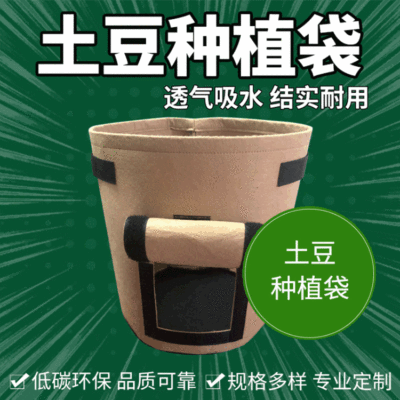 Cross border Amazon felt Potato Planting Bag strawberry Flower pot Tomatoes peanut Botany Grow grow bag