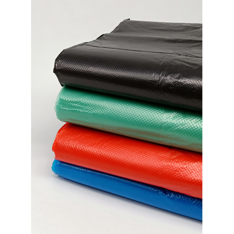 四色分類ゴミ袋厚手赤黒青緑分類平口環衛不動産ホテル大ゴミ袋