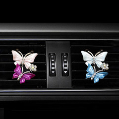 Car accessories butterfly car perfume decoration car accessories air conditioning outlet perfume clip car interior pendant