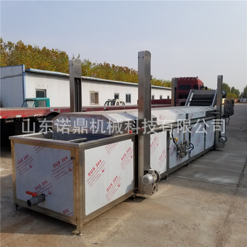 带鱼油炸机 连续式油炸机器厂家 油水分离油炸锅价格 诺鼎机械