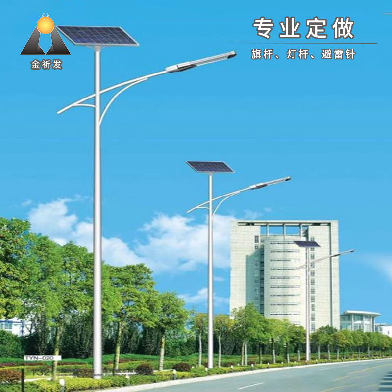 street lamp Lamp post factory Campus Playground Lamp post factory Quality Assurance Manufactor Direct selling Stainless steel flagpole Customized