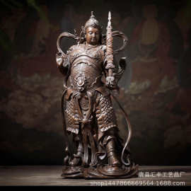 铜四大天王 铸铜四大天王生产厂家 大型贴金四大天王佛像批发可定