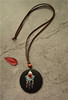 Retro ethnic accessories, silver washing, long pendant, necklace, sweater, ethnic style, cotton and linen