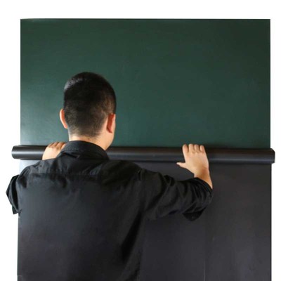 厂家原料磁性磁底墙贴可移除墙膜自吸黑板墙软白板替换涂鸦墙会议|ms