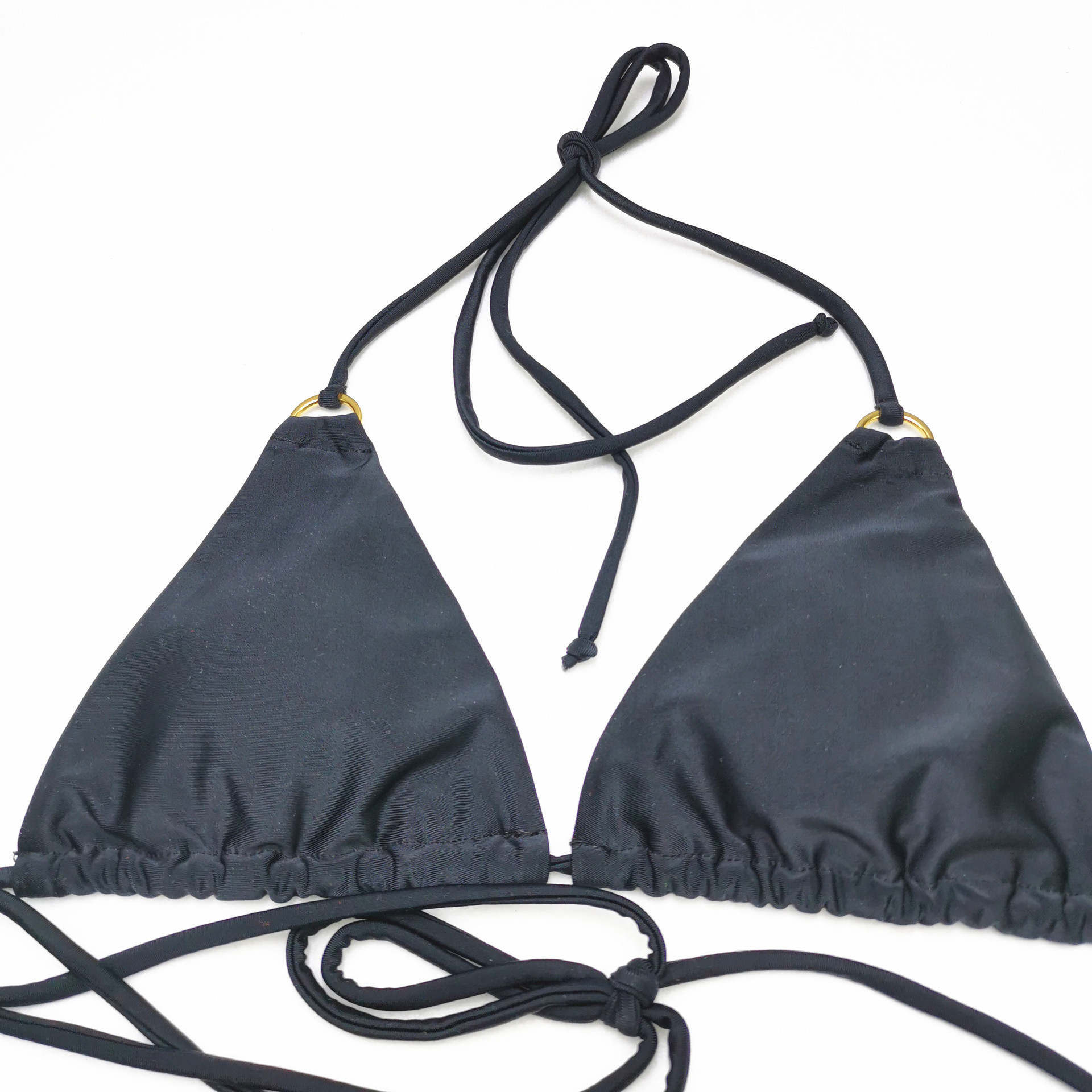 Strapping triangle thong bikini swimsuit NSHL44682