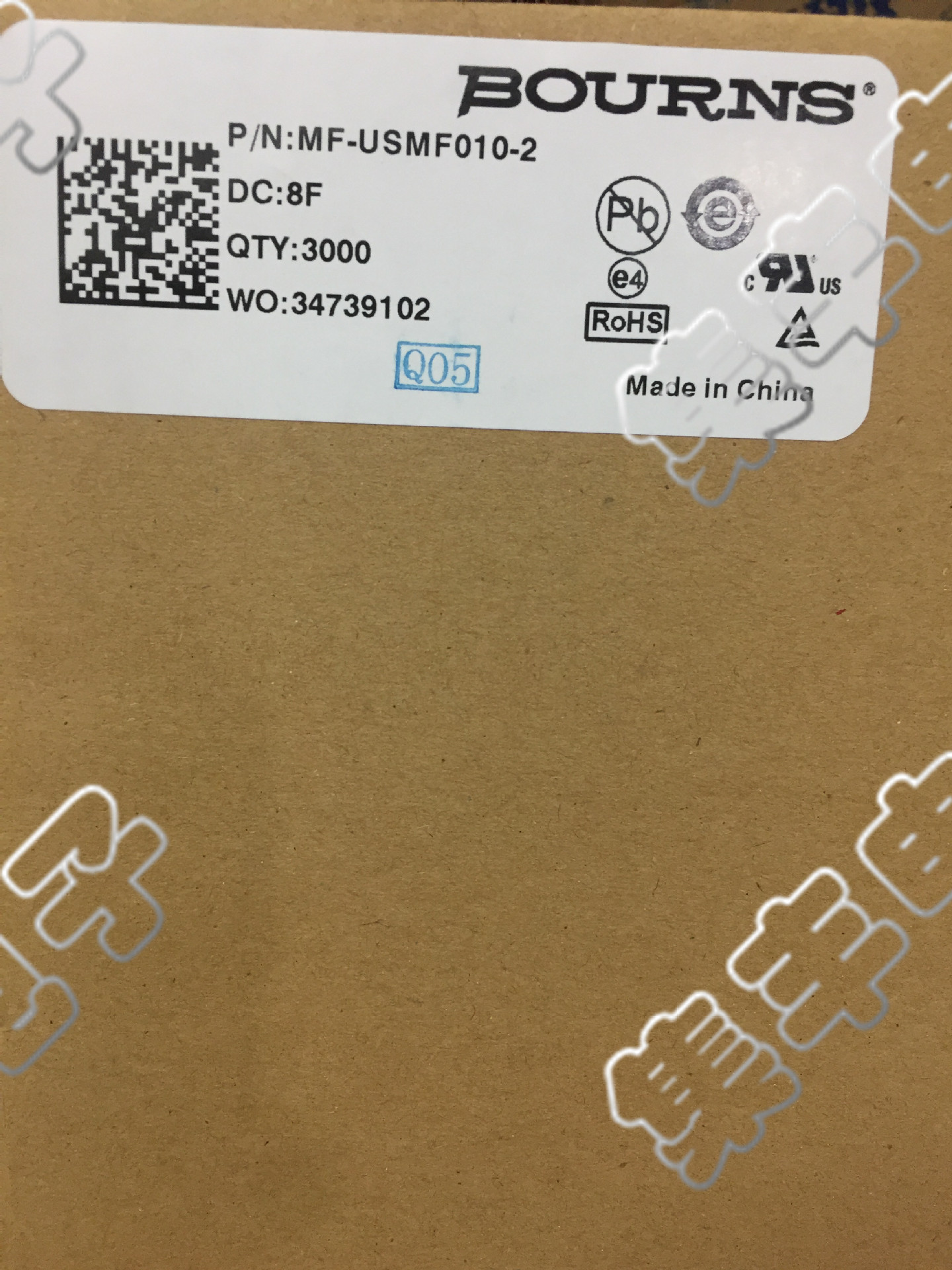 MF-USMF010-2 1210 30V 0.1A 100MA BOUNRS PPTC 自恢复保险丝