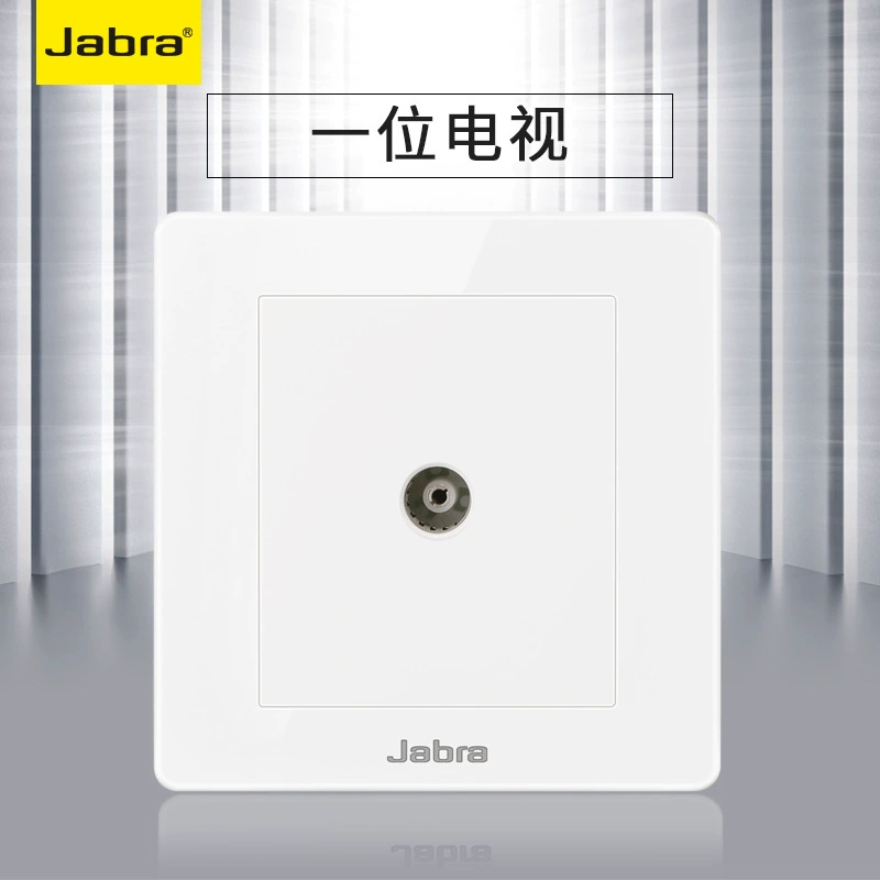 Сетевой переключатель Jiebon 86 темной установки белый дом один открытый пятислотовый розетка с двойным управлением переключателем пористая панель