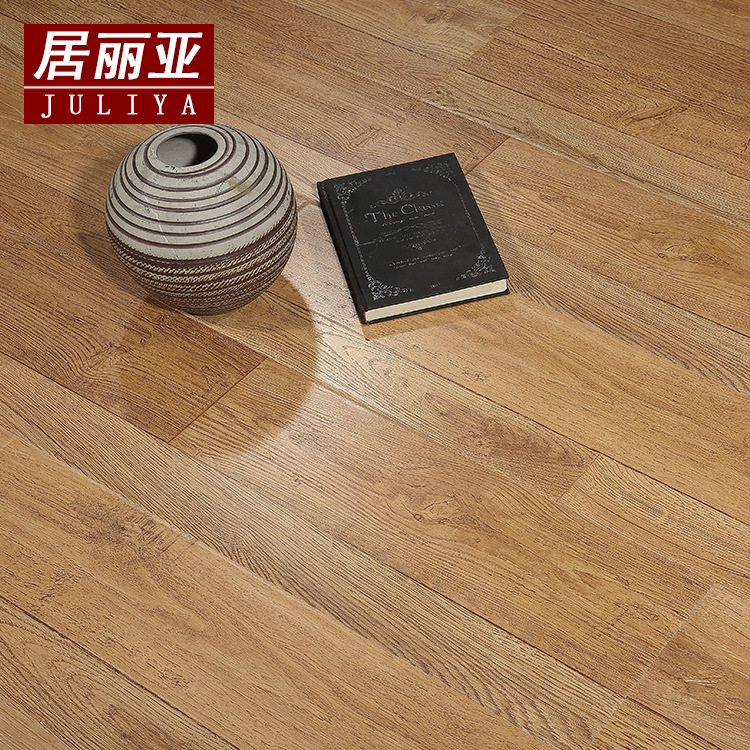 同步浮雕面复古仿古做旧12mm强化复合木地板家用耐磨地热个性火拼|ms