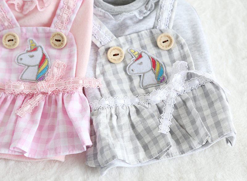 独角兽娃娃背带裙