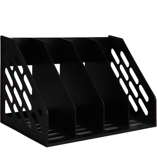 Deli 9840 four-column integrated file column four-link file rack file holder data storage basket office stationery supplies