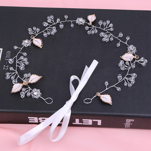 Hairpin hair clip hair accessories for women Mother hair with hair ornament headdress handmade diamond crystal wedding dress accessories jewelry