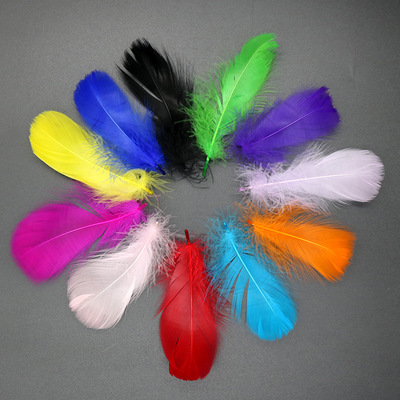 ins网红气球 羽毛填充物装饰羽毛 生日派对透明气球DIY 爆款销款
