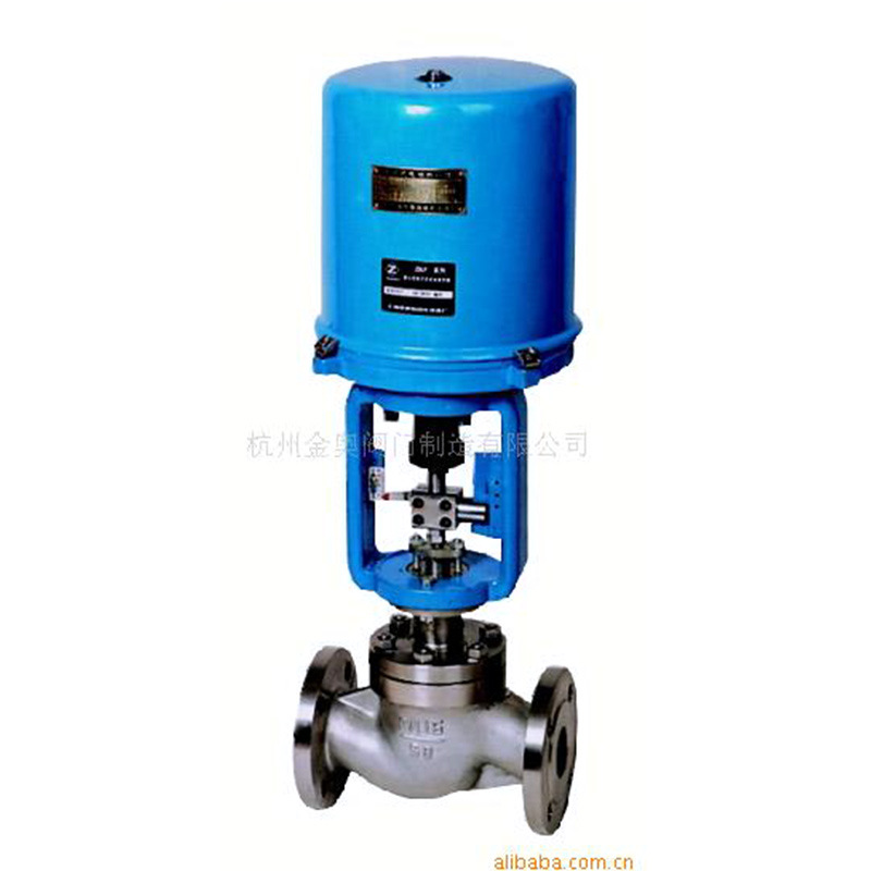 荐 硬密封型电动套筒调节阀 杭州金奥阀门电动流量调节阀