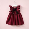 Children's summer clothing, skirt with bow for princess, dress, European style, children's clothing, backless