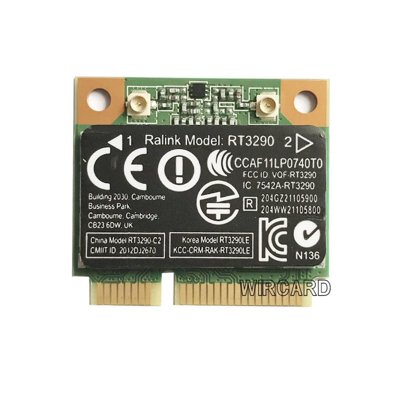 The new RALINK RT3290 mini PCI-E wireless network card+Bluetooth 3.0 industrial control machine all-in-one