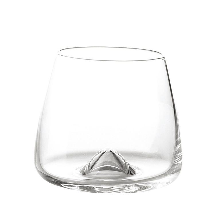 手工吹制威士忌酒杯白酒杯烈酒杯果汁杯富士山杯冰山杯|ru