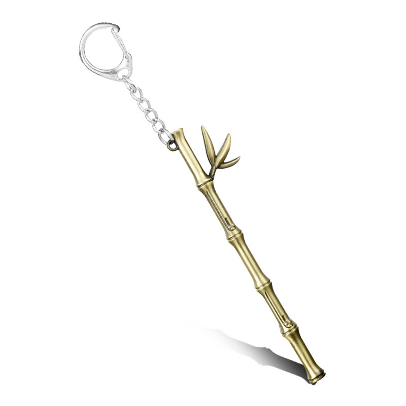 Bamboo Weapon Model Keychain