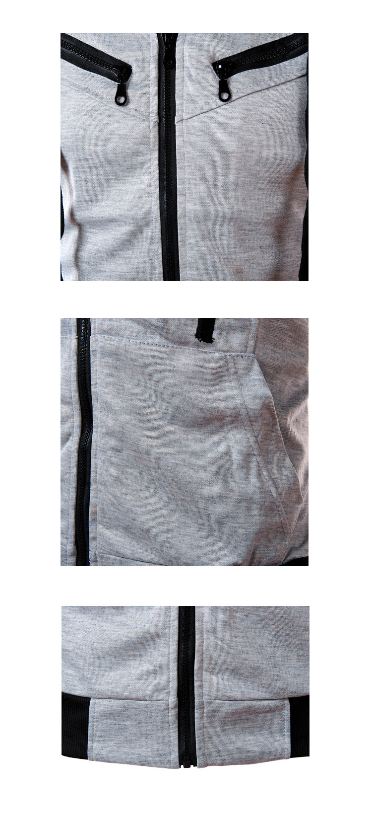 Gilet d'été à capuche sans manches pour hommes, couleur unie, coupe cintrée décontractée, WZ10A_voghion.com