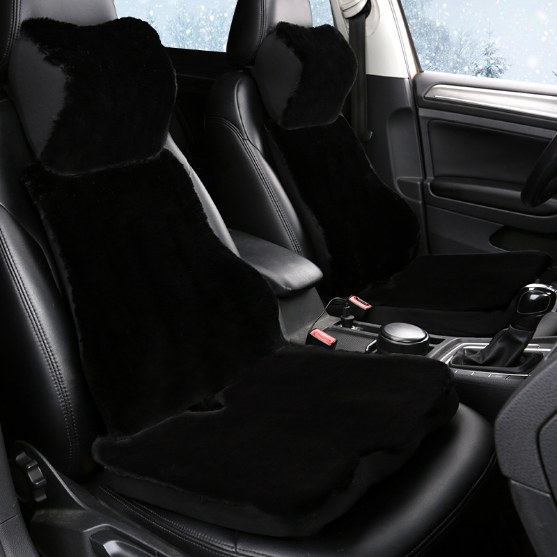 仿兔毛汽车头枕腰靠车用记忆棉靠腰枕车载枕靠肩靠护颈枕汽车用品|ms