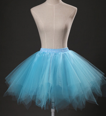 Candy color multi-color de media longitud pettiskirt estudio fotografía de la boda media-longitud pequeña falda de color de la falda de apoyo
