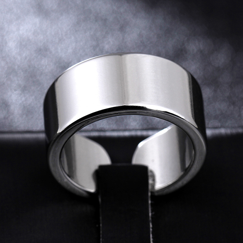 TitaniumStainless Steel Simple  Ring  Brushed matte6  Fine Jewelry NHIM1635Brushedmatte6picture9