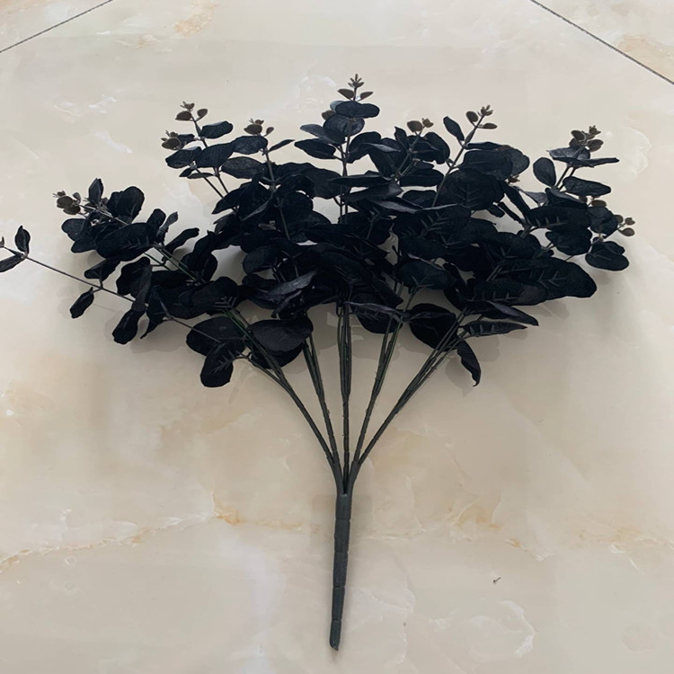 Fábrica directa flor artificial Flor de seda boda decoración del hogar a juego diseño dinero Ye eucalipto flor falsa