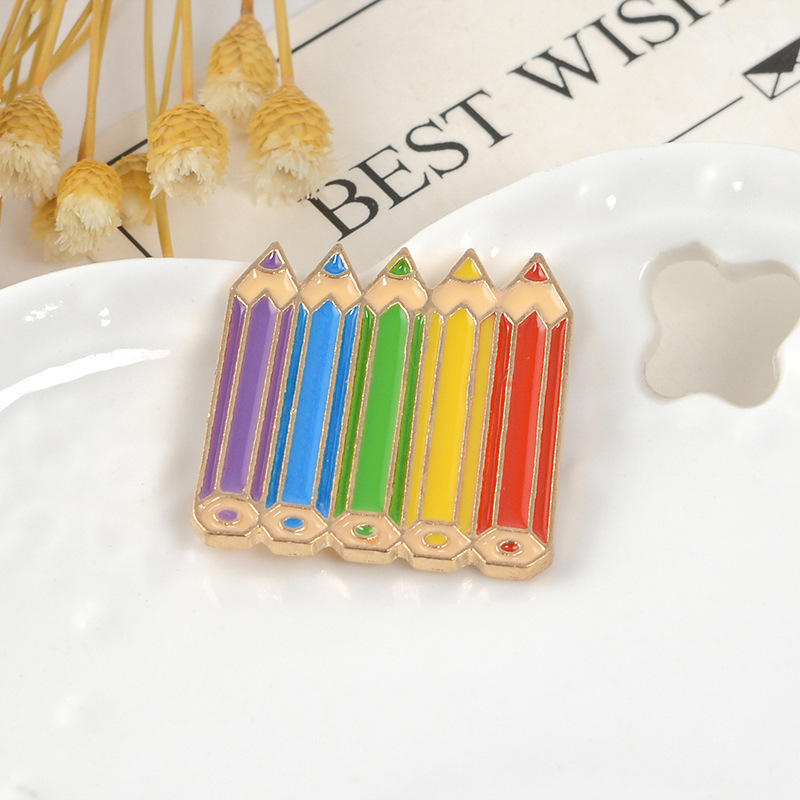 Alloy Material Fashion Pin Pencil Alloy Plating Unisex Brooches