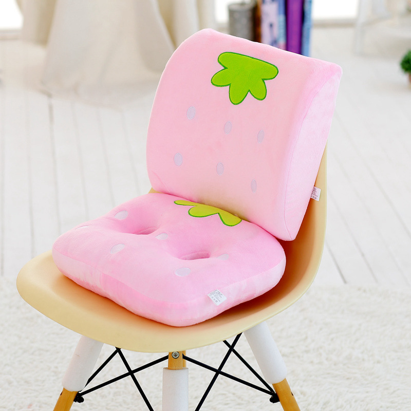 Office chair cushion cushion dual -hole memory cotton waist seat cushion waist cushion waist pillow beautiful buttocks car jewelry 6