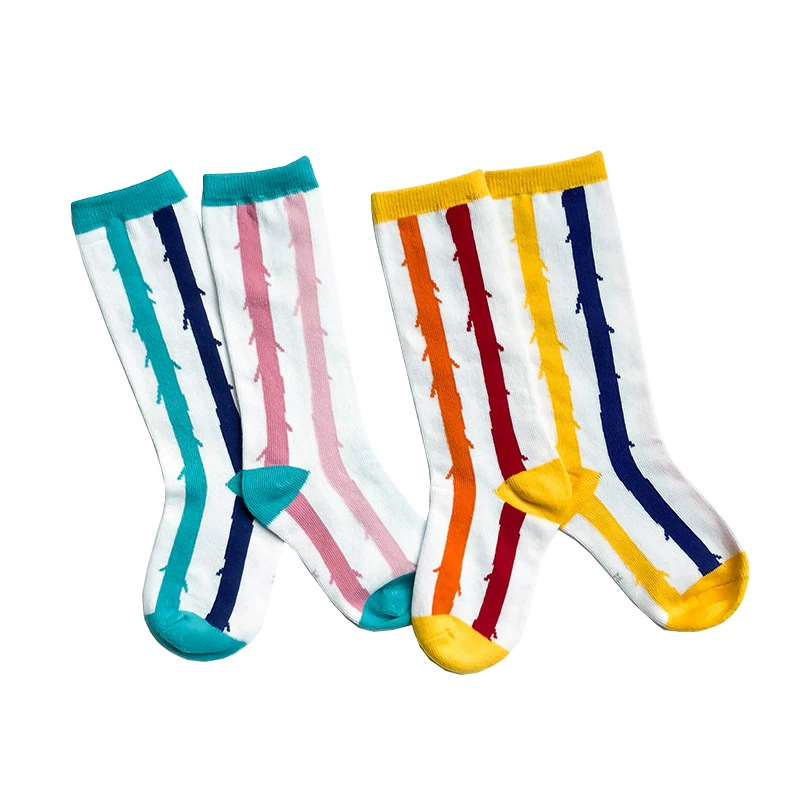 Autumn children's knee socks for boys, mid-length, combed cotton, wholesale