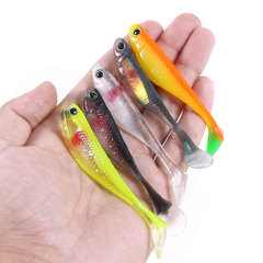 路亞假餌軟魚T尾餌8.8CM-5G 魚形軟餌包鉛魚外貿漁具批發SO119