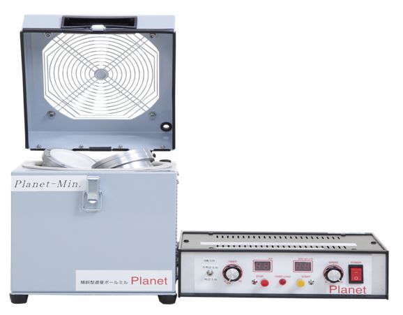 日本Nagao小型傾斜行星式球磨機手套BOX規格