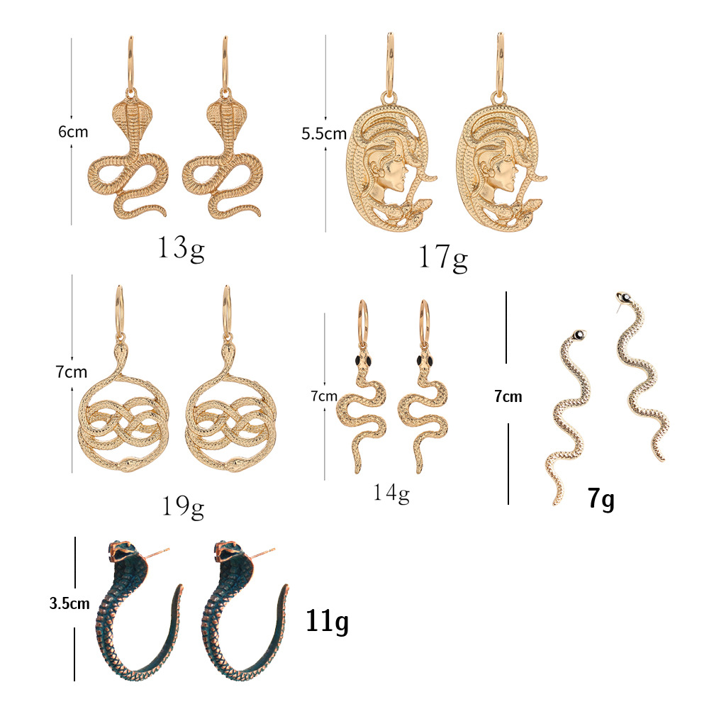 Fashion Animal Plating Alloy Rhinestones Earrings display picture 19