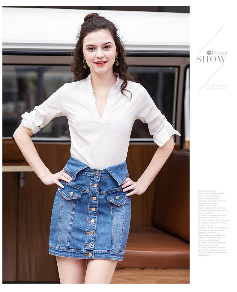 Jupe femme CARTE DES POISSONS en Cow-boy - Ref 3330457 Image 35