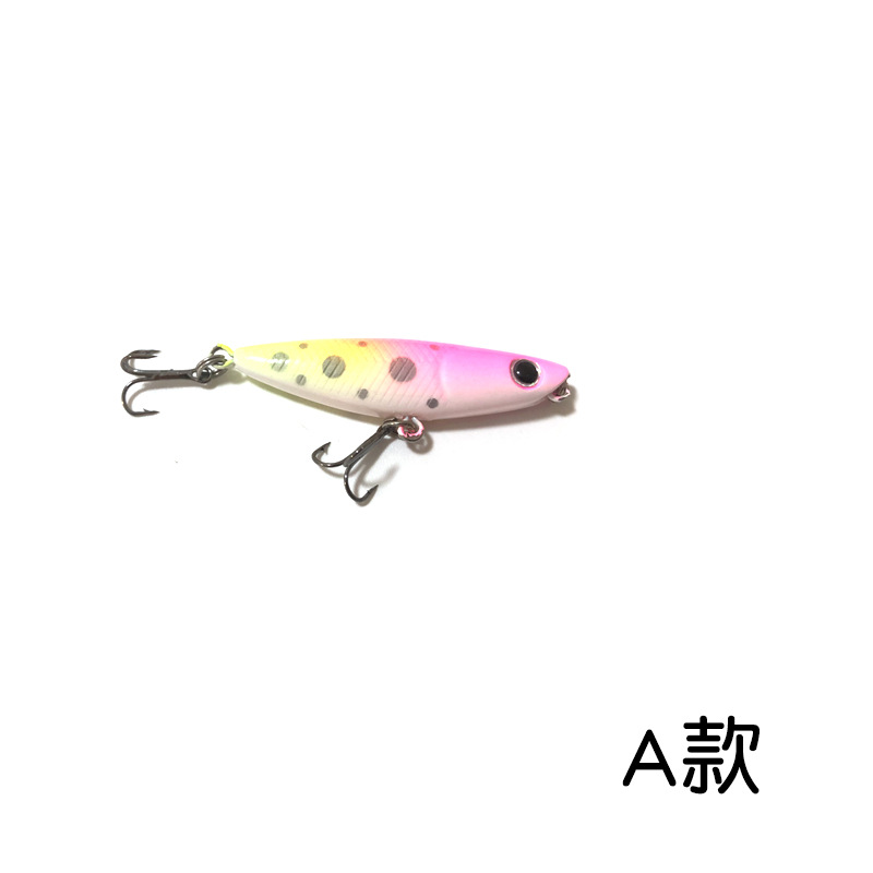 12 Colors Sinking Minnow Fishing Lures Hard Plastic Minnow Baits Bass Trout Fresh Water Fishing Lure