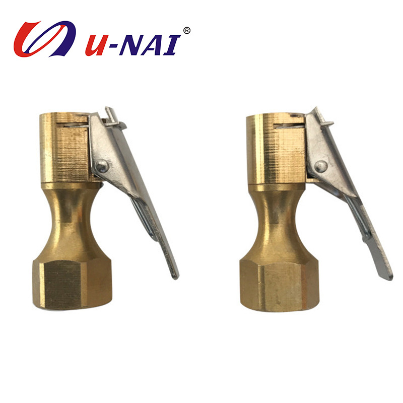 加工定制铜充气嘴 易操作可调节优耐气动充气头 专注胎压工具配件