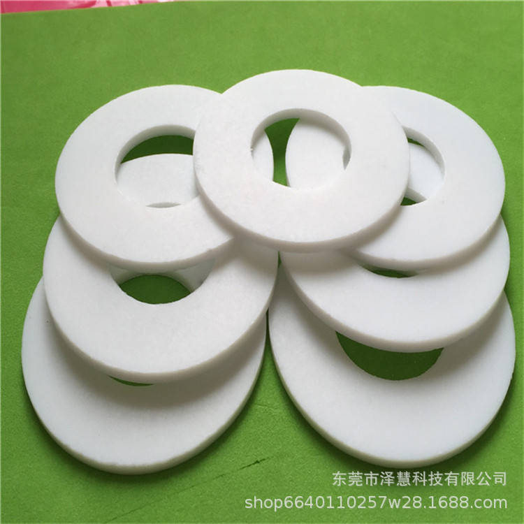 耐高温铁氟龙垫片 电器隔热聚四氟乙烯平垫 灯具绝缘垫片