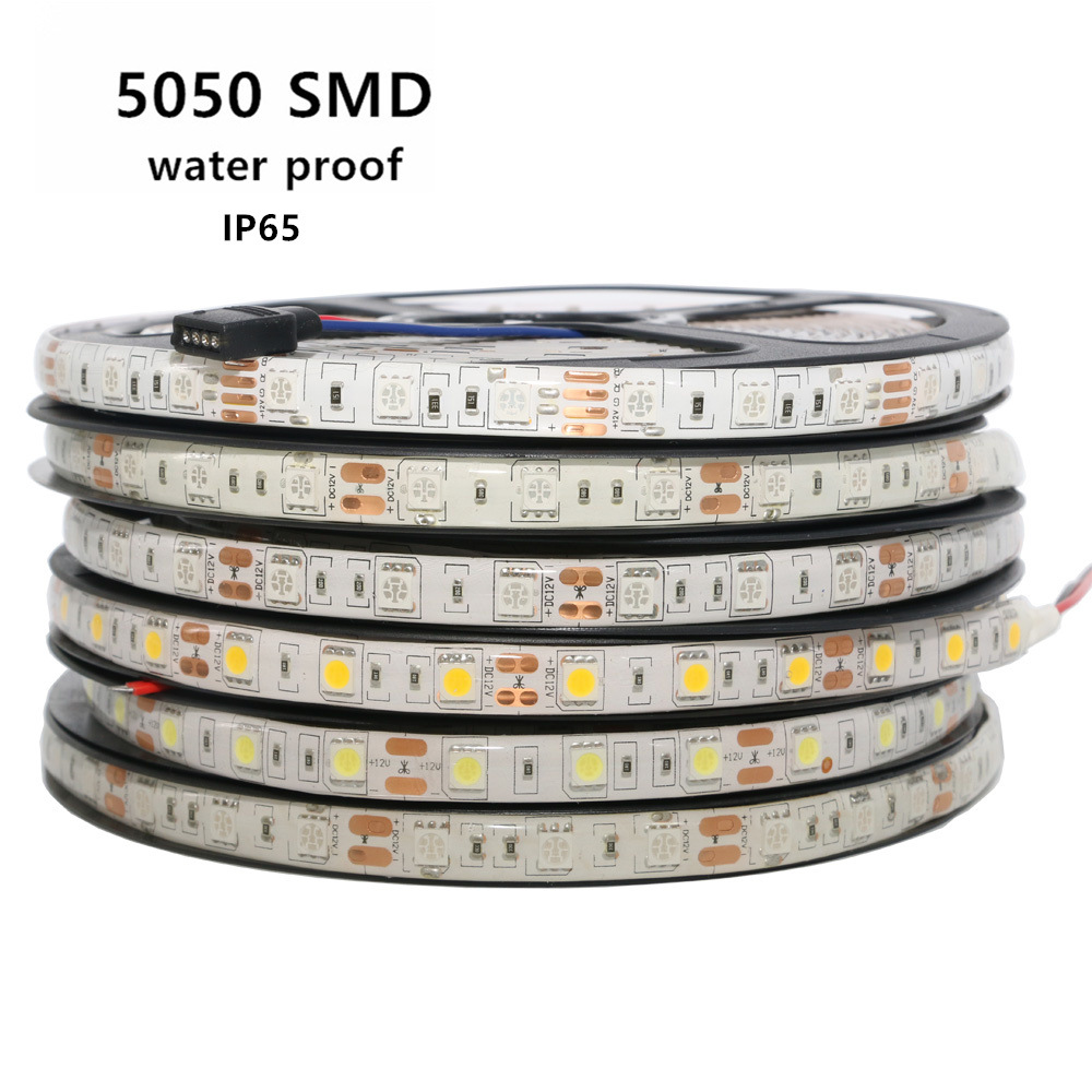 led5050软灯带12V高亮60灯珠宝首饰展柜柜台裸板防水软灯条