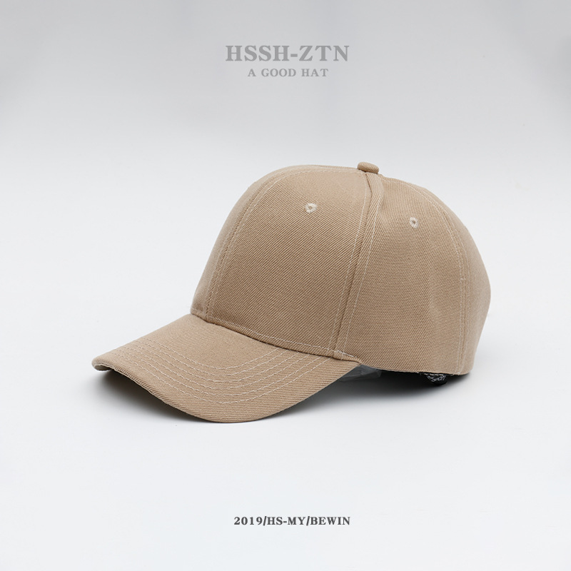 Women's Spring Korean-Style Baseball Cap with Flat Brim, Versatile Outdoor Street Sun Hat, Acrylic Visor
