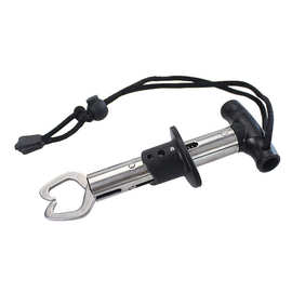 【路亚新品】304T型不锈钢直柄控鱼器控鱼钳鱼嘴钳路亚钳批发渔具