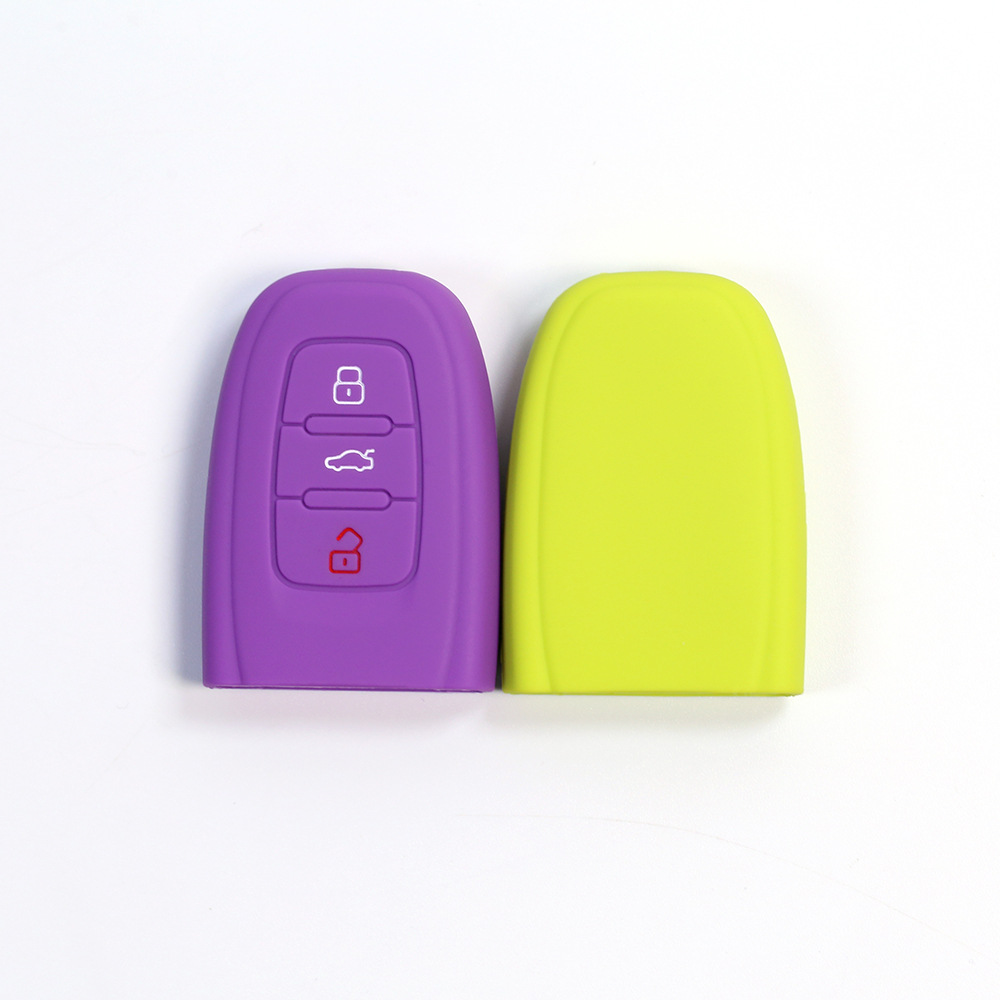 For Audi A6L RS6 RS7 silicone key case R8 S8 key case RS5S4 remote control case Silica ge