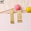 Golden hairgrip, hair accessory suitable for photo sessions, bangs, wavy hairpins