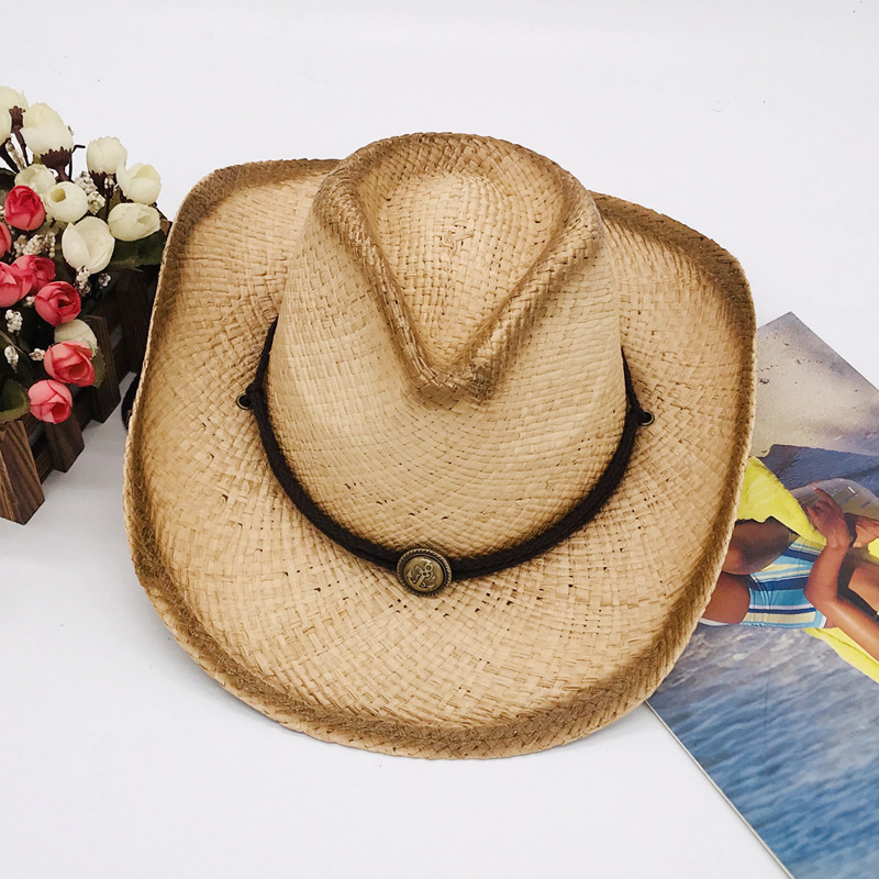 Unisex Fashion Solid Color Crimping Cowboy Hat display picture 5
