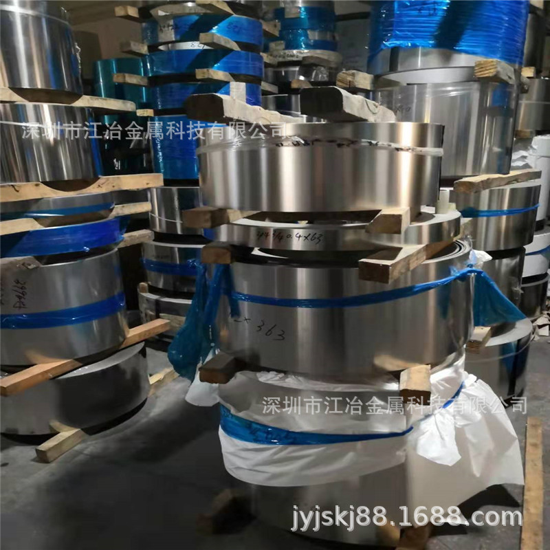 太钢301高镍不锈钢弹簧钢带0.1/0.2/0.5/0.8*305mm可退火酸洗面