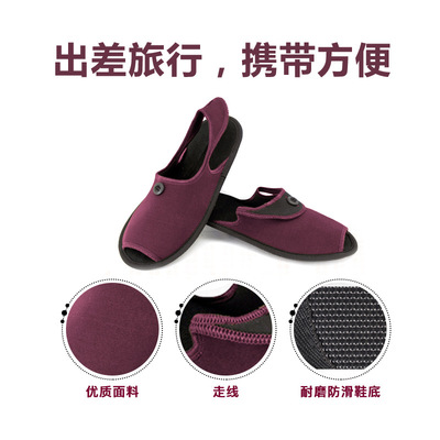 Outdoor Travel Folding slippers Portable Seaside Beach shoes Travel? Portable Supplies Swimming Antiskid sandals